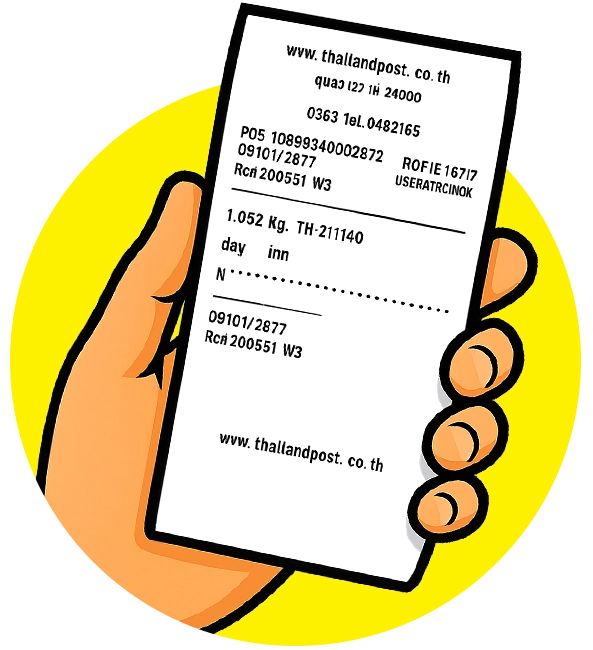 รับ Tracking Slip